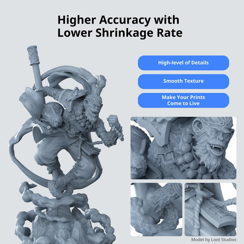 ABS-Like Resin for LCD 3D Printer High-Resilience & Accurate Prints