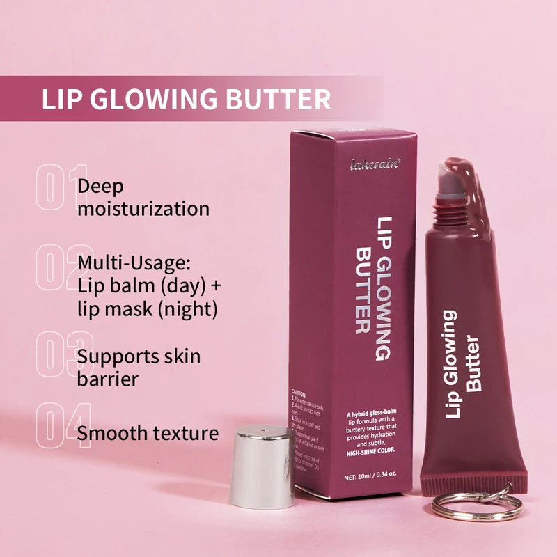 Long Lasting Moisturizing Lip Gloss with Glitter and Shine - Lip Lipstick & Lip Tint