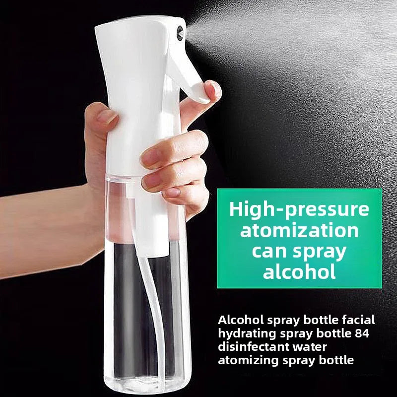 High Pressure Refillable Spray Bottle for Hair & Makeup Fine Mist Hydration