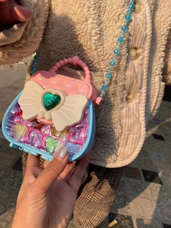 Kids' Dress-Up Toy Set with Makeup, Jewelry & Handbag - Gift for Party & Birthday
