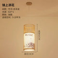 Handmade Bamboo Pendant Light - Chinese Style Hanging Lamp for Dining & Living Rooms