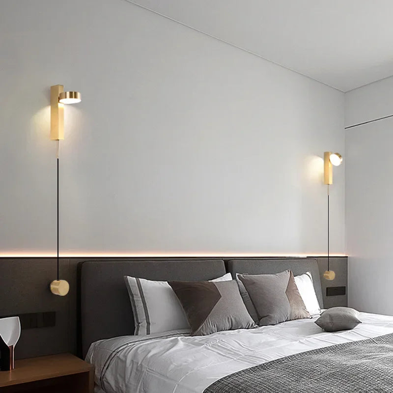 Rotatable LED Wall Lamp for Bedroom Living Room Indoor Lighting Fixture