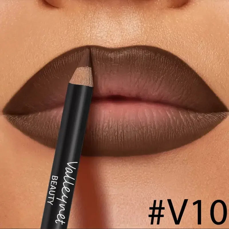 Lip Kit Set with Lip Liners and Lip Gloss - Waterproof, Long-Lasting Matte Finish, Versatile for Casual & Formal Wear