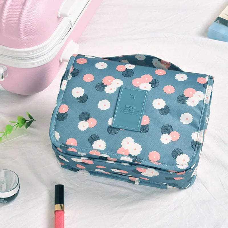 Multifunctional Travel Hook Wash Bag Waterproof Toiletry Organizer Ladies Bathroom Storage