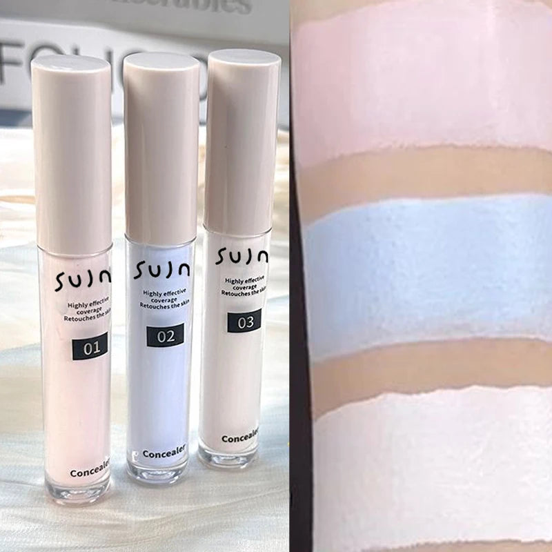 Brightening Liquid Concealer for Dark Circles & Spots - Long-Wear, Hydrating, Buildable Coverage