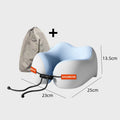Travel Memory Foam U-Shaped Pillow Neck Support for Airplane & Travel