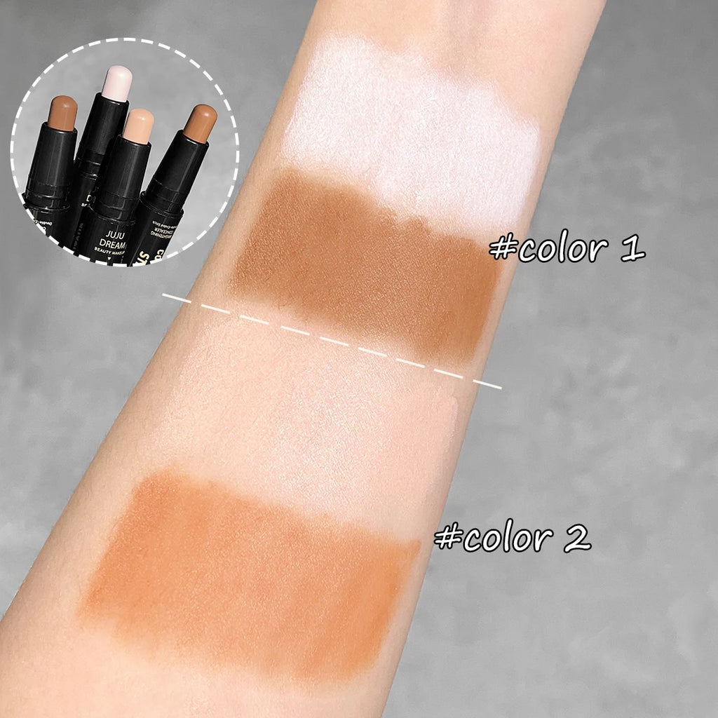 Dual-Ended Contouring & Highlighting Stick for Face Nose & Cheeks - All Colors