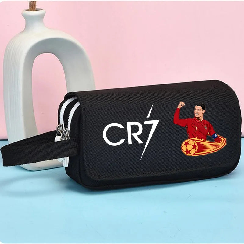 Large Capacity Football Pen Case for Students & Office - Multi Purpose Organizer