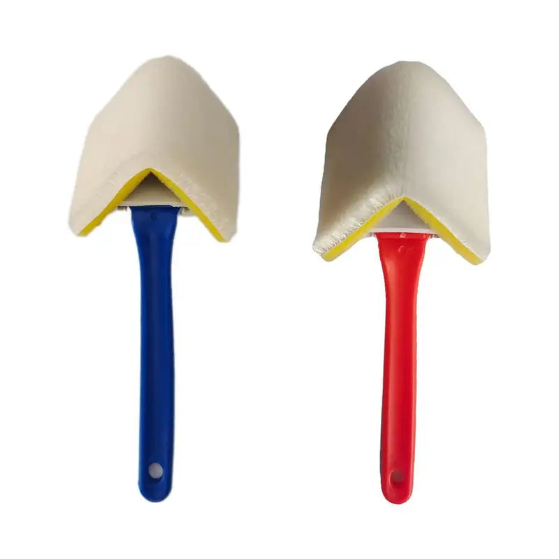 Nylon Corner Paint Brush with Sponge Pad for Edging and Trim Painting
