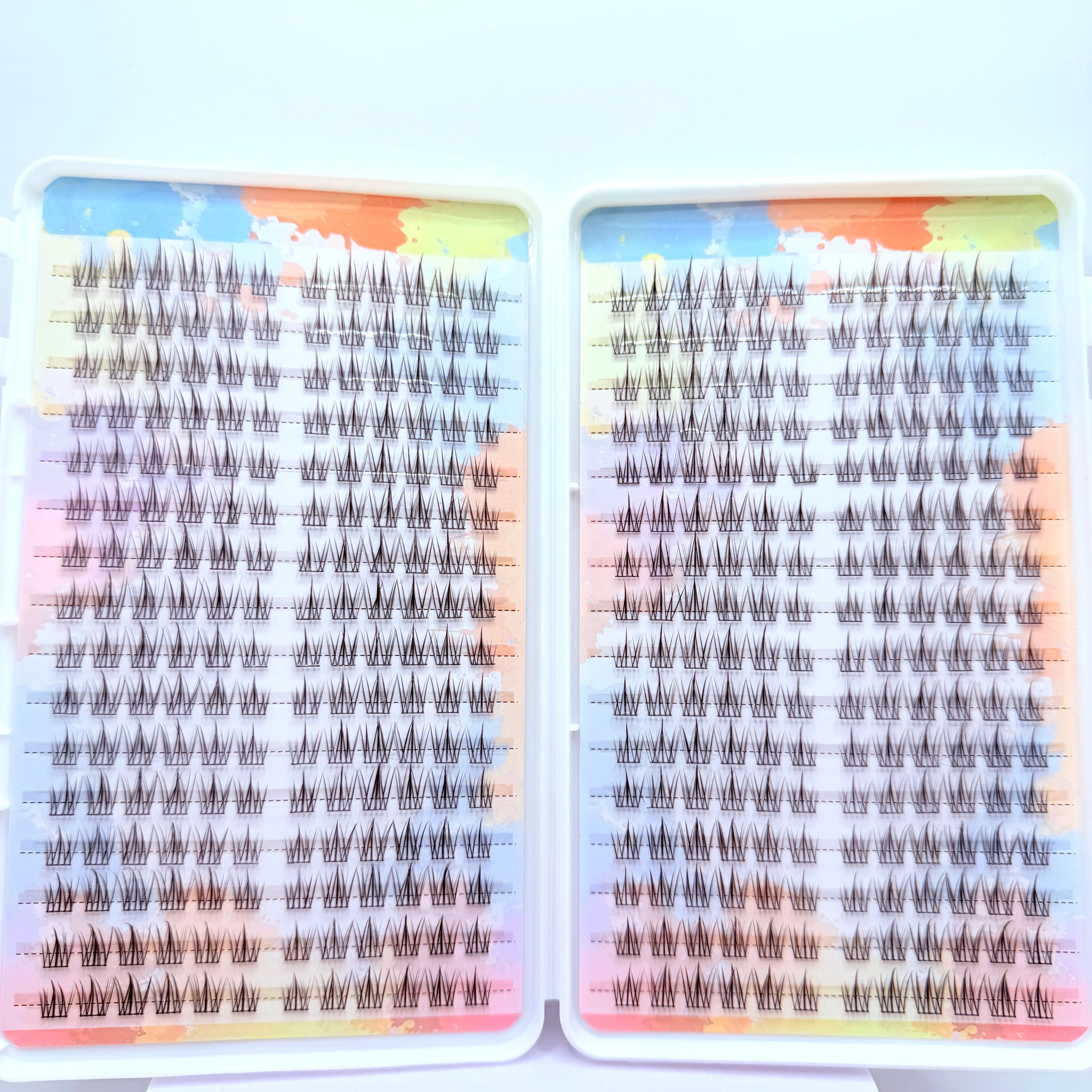 Cluster False Eyelashes 384 Pcs Natural Volume Fake Lashes for Party & Dating