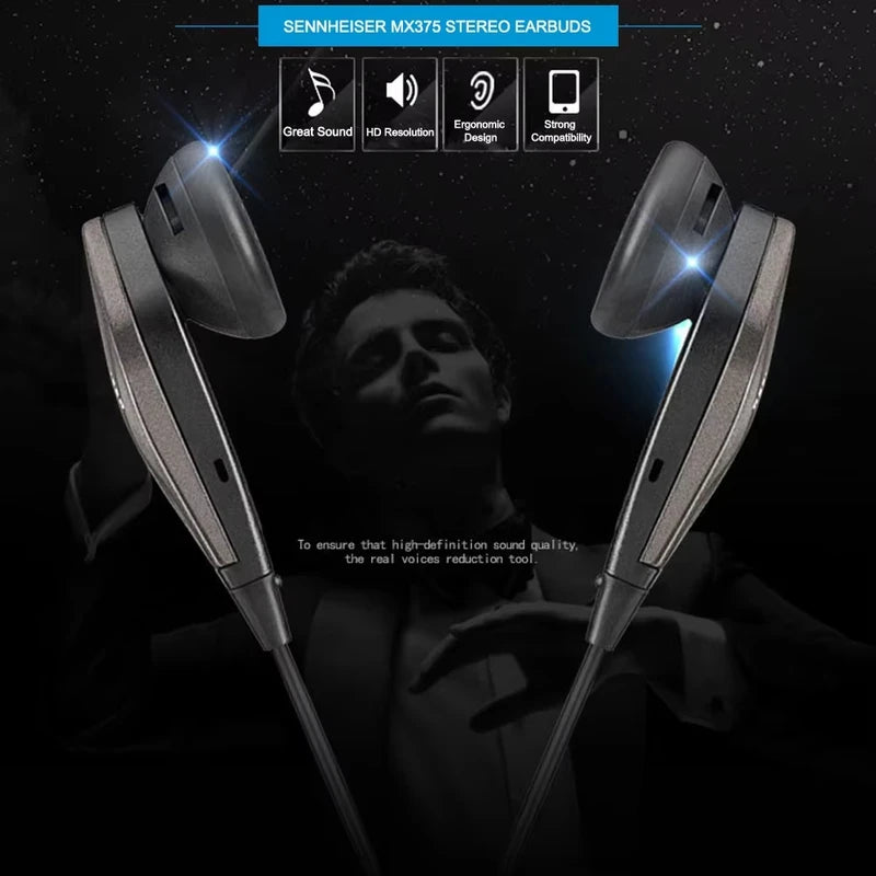 In-Ear Wired Headphones with High-Resolution Sound and Powerful Bass