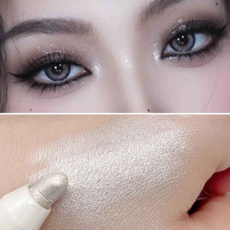 Matte & Shimmer Eye Highlighter Stick for Under Eye Brightening & Eye Makeup