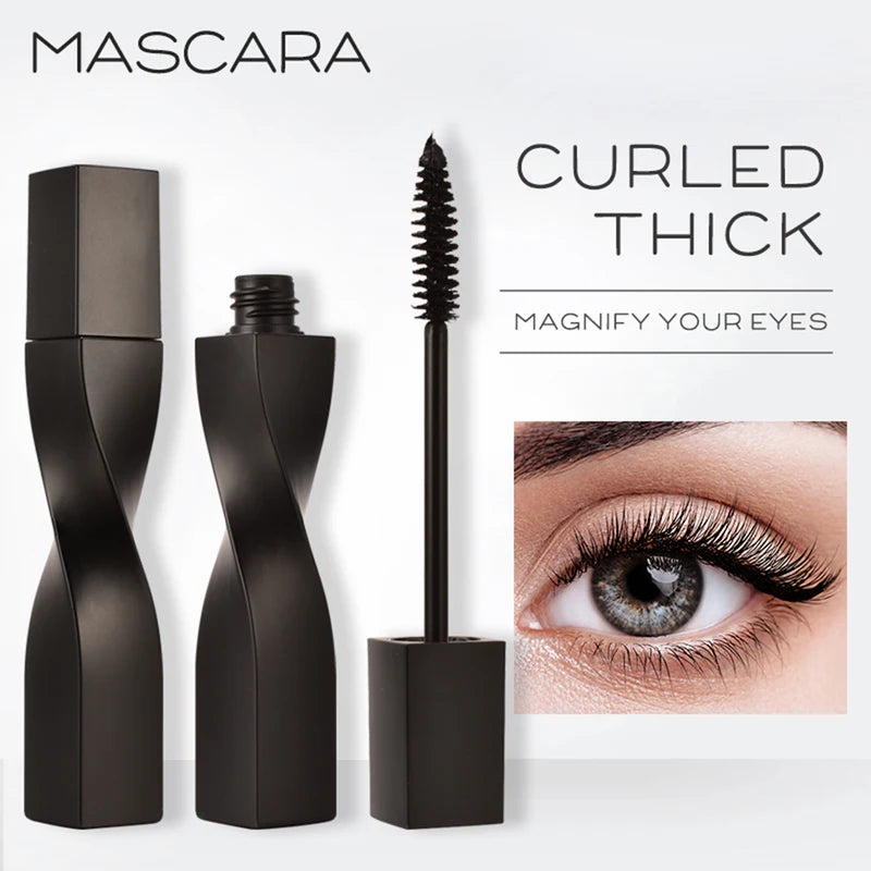 Voluminous Curling Mascara - Smudge Proof Spiral Tube, Vegan Makeup