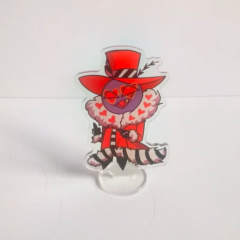 Anime Hazbin Hotel Alastor Morningstar Cosplay Acrylic Stand Cartoon Figure Birthday Gift Decor Collection