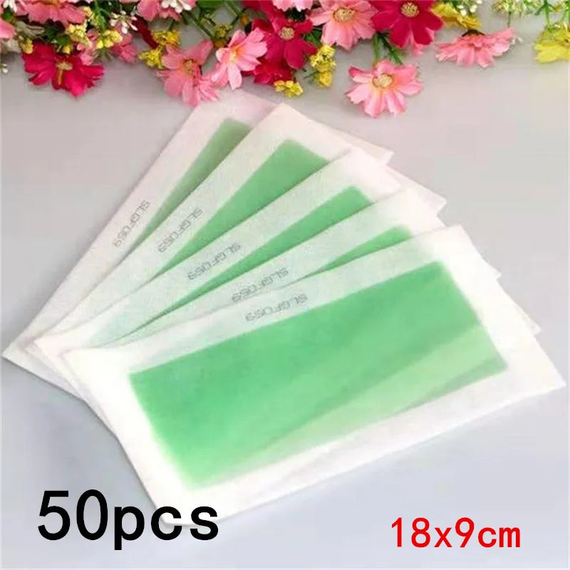 Professional Hair Removal Wax Strips Assorted Colors - Double Sided Depilation Paper