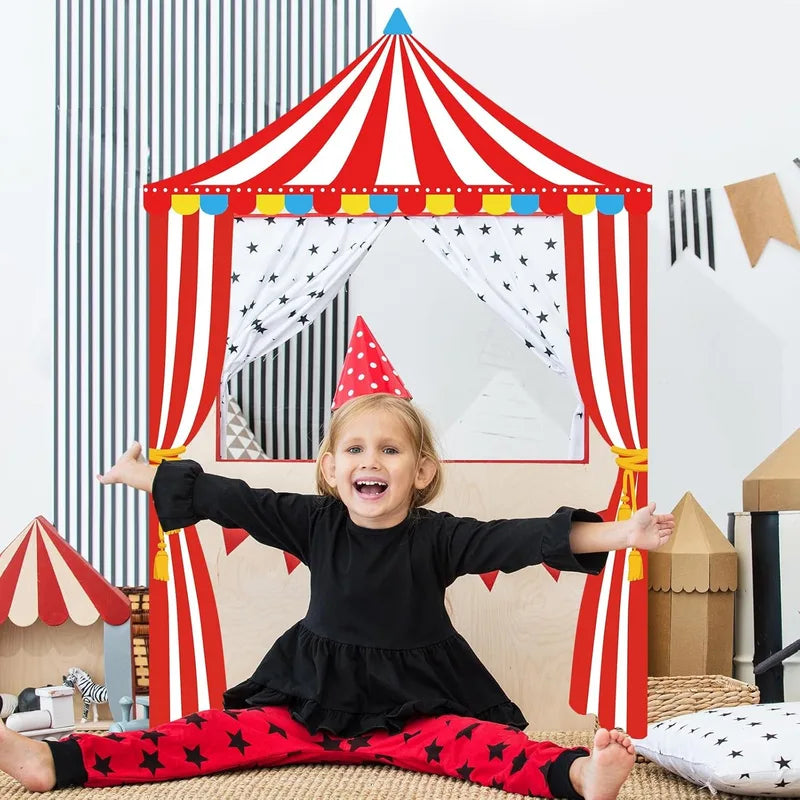 3 Pcs Carnival Party Decorations Striped Banner Set for Circus Halloween Festivities