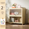 Multi-Layer Clamshell Storage Cabinet for Household Living Room and Bedroom Organization