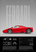 Classic Car Wall Art Canvas Print – Modern Automotive Home Decor