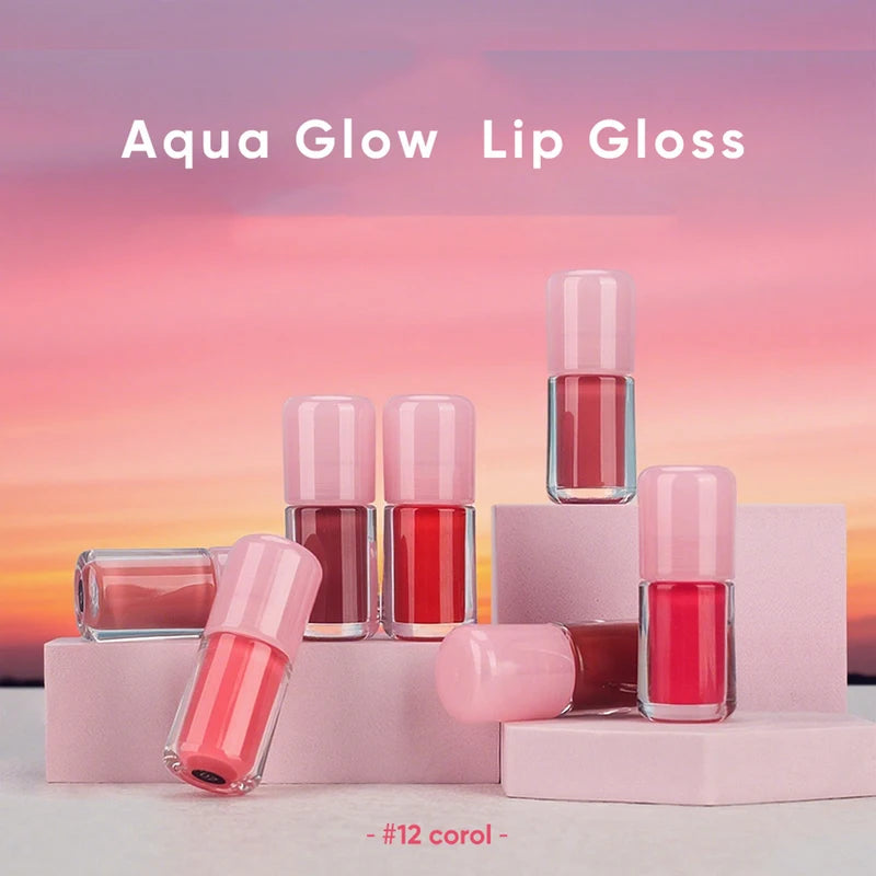 Moisturizing Lip Gloss Set - 12 Colors Lightly Tinted Hydrating Lip Makeup