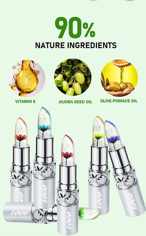 Moisturizing Temperature-Change Lip Balm Set with Custom Logo - Long-Lasting & Nutritious