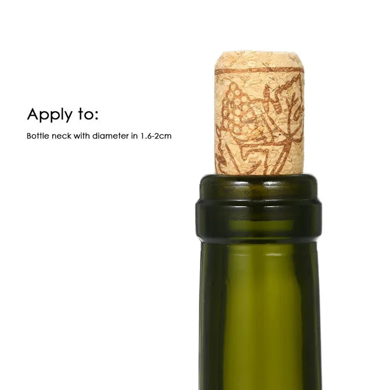 Reusable Wine Corks Stopper Set - Portable Sealing Bottle Stopper for Bar & Kitchen