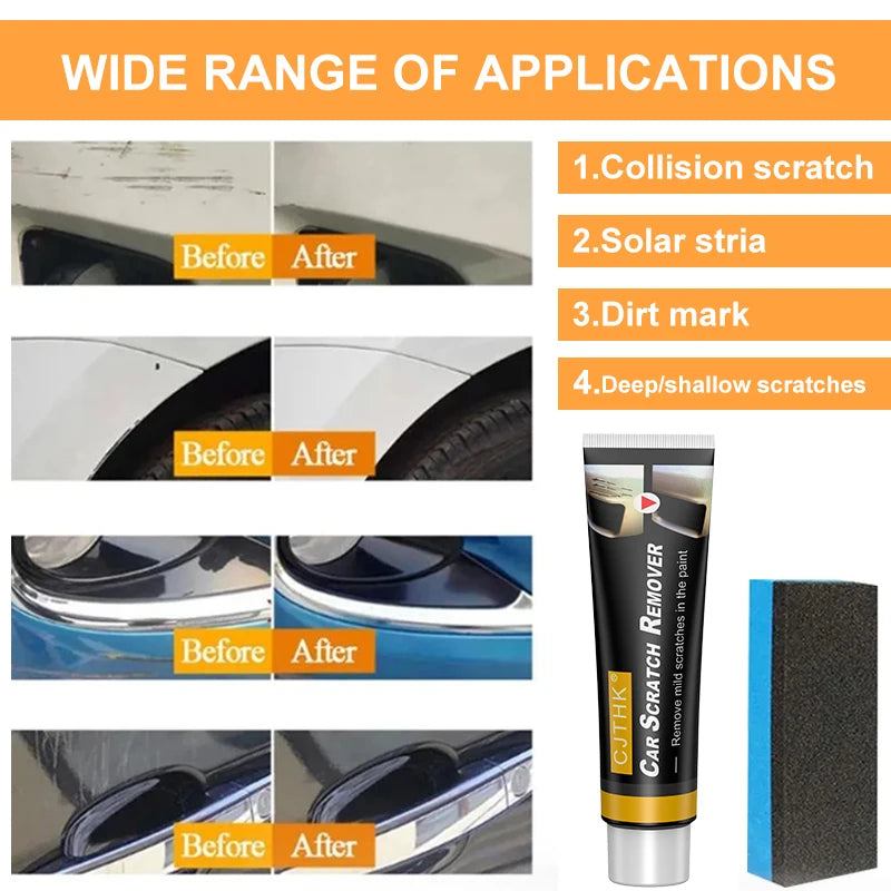 Car Scratch Remover Paint Care Kit - Auto Swirl & Scratch Repair Polishing Tool