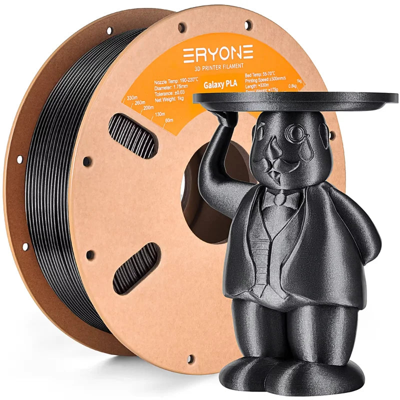 Glitter Galaxy PLA 3D Printing Filament 1.75mm Sparkly Shiny FDM Material - 1KG
