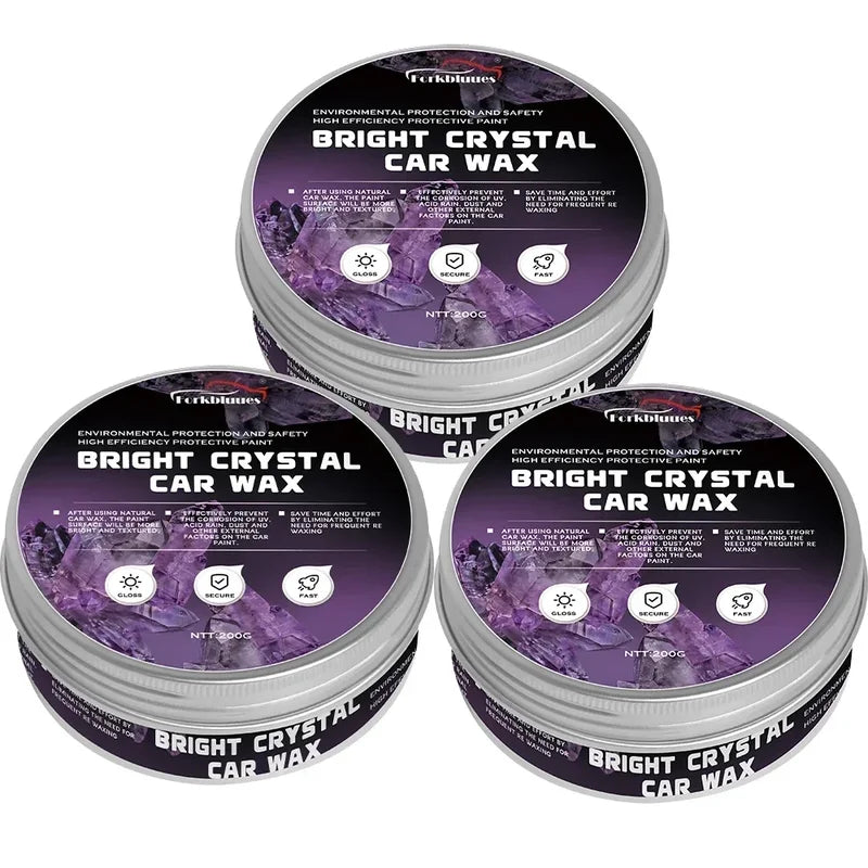 Car Crystal Plating Wax Set Nano Ceramic Coating Scratch Remover Polishing Paste