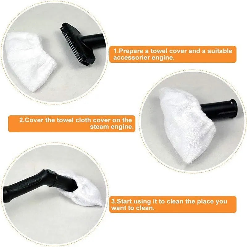 Microfiber Mop Heads Replacement Cloth for Karcher Steam Cleaners SC2-5