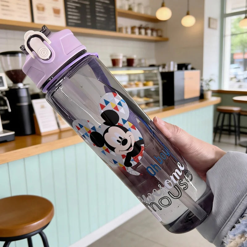 Large Capacity Cartoon Water Bottle - Reusable Leakproof Hydration Cup