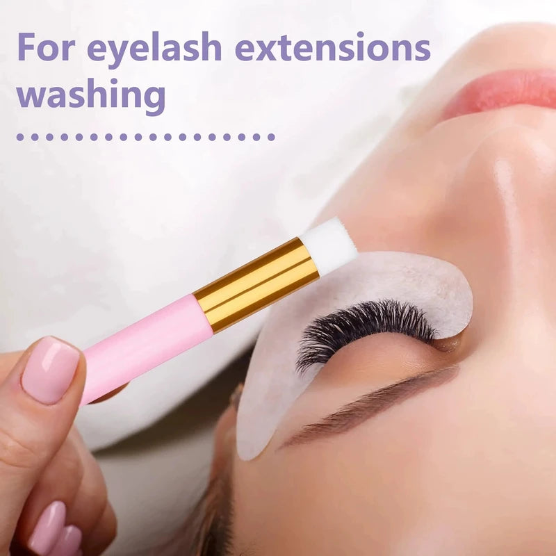 Eyelash Extensions Peel Off Black Head Brush Set for Lash & Nose Pore Cleaning