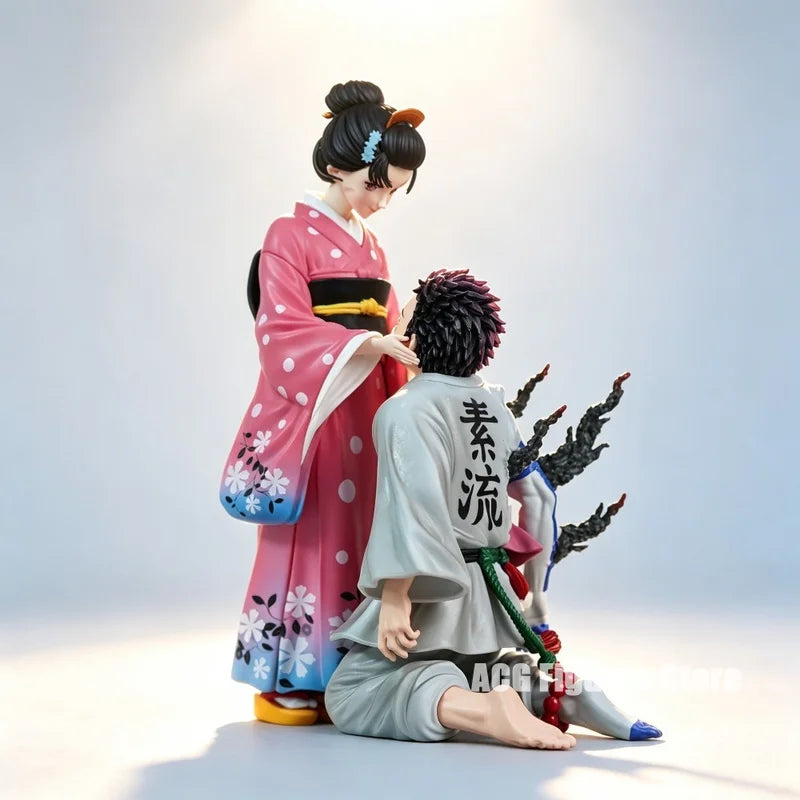Anime Kimetsu no Yaiba Akaza Koyuki Action Figure PVC Statue Collectible Toy