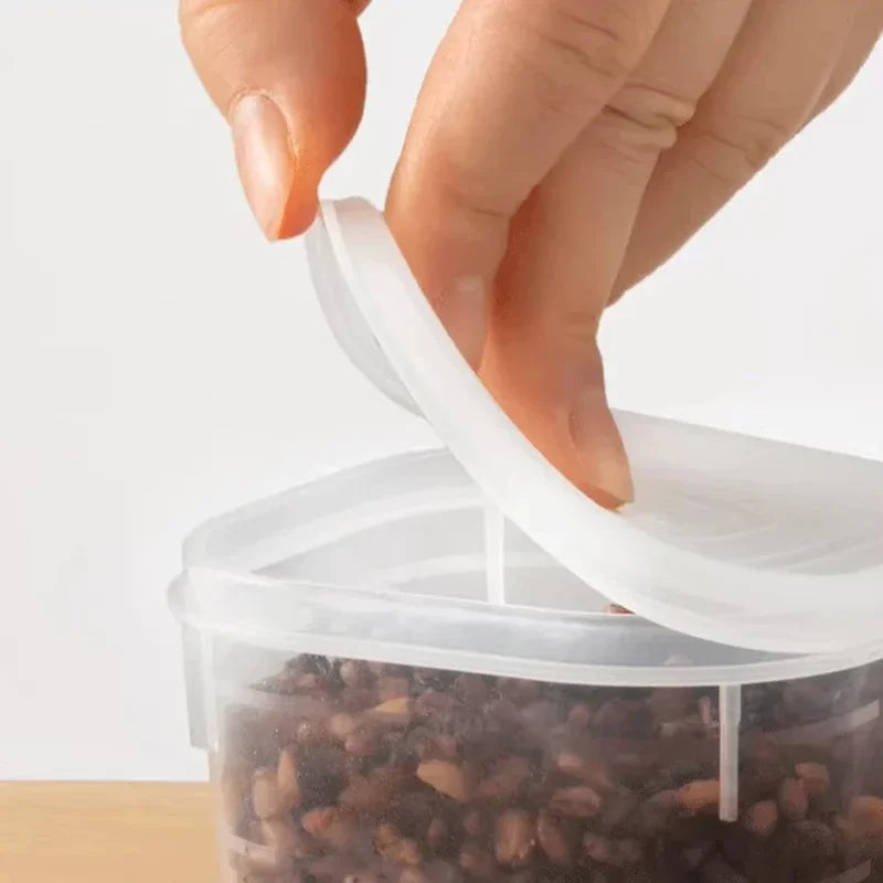 6-Grid Food Storage Containers with Lids - Fresh-Keeping and Organization