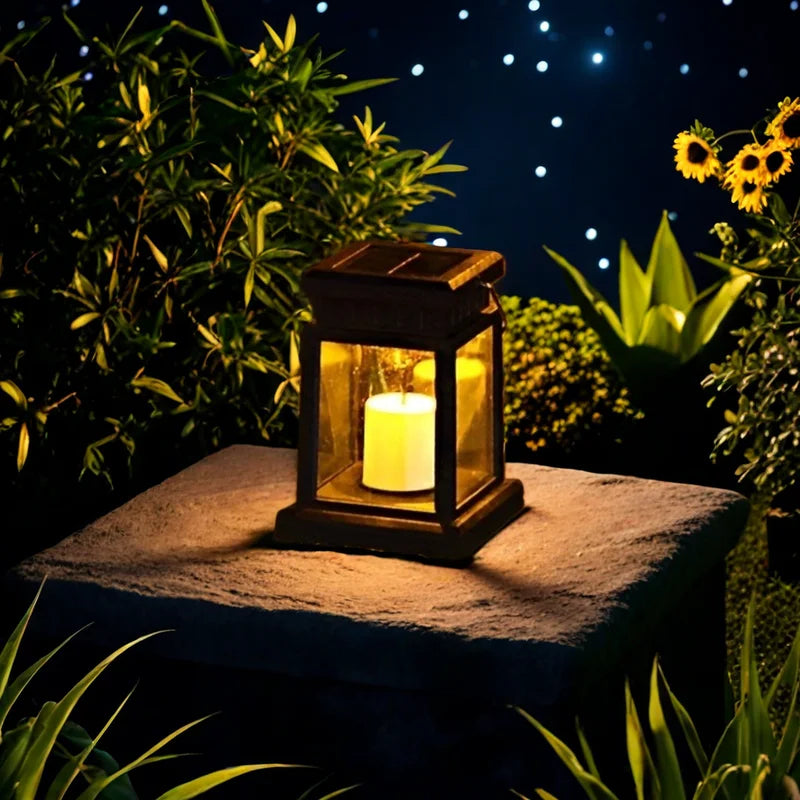 Solar Lantern Outdoor Garden Hanging Lights Waterproof LED Decoration for Halloween Christmas