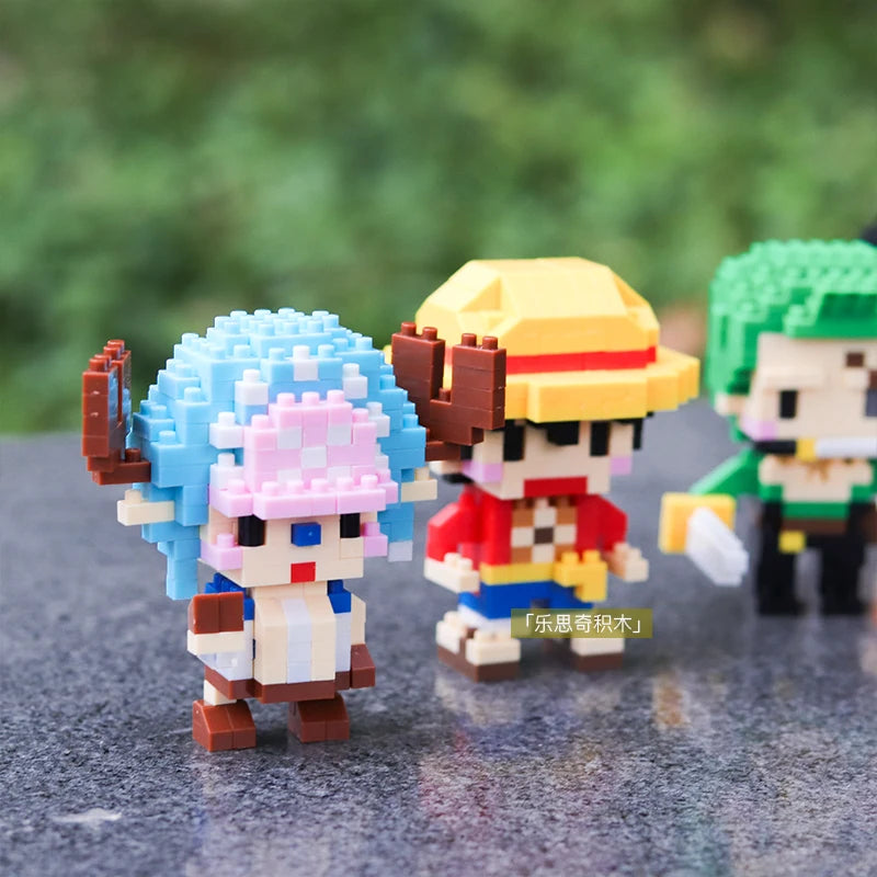 Anime Action Figures Set - Luffy Nami Sanji Zoro Usopp Ace Franky Brook Robi Educational Toy