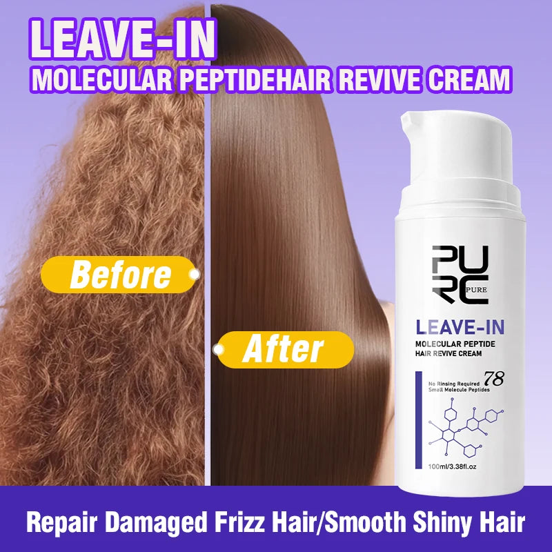 Keratin Hair Treatment Leave-In Mask for Smooth, Frizz-Free Hair