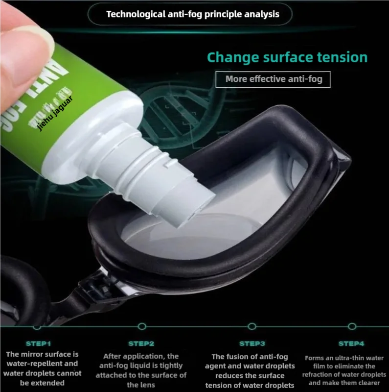 Anti-Fog Spray for Swimming Goggles and Eyeglasses - 10ml