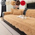 Modern Plush Sofa Cushion Cover Thick Warm Non-Slip Sofa Cover