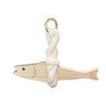 Fish Car Ornament Pollack Wall Art Wooden Door Pendant Hangable Decor