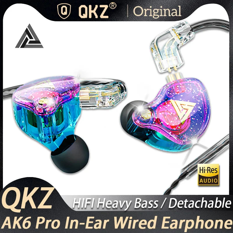 In-Ear Monitor Earphones with Noise Cancelling & Detachable Cable - HI-FI Bass