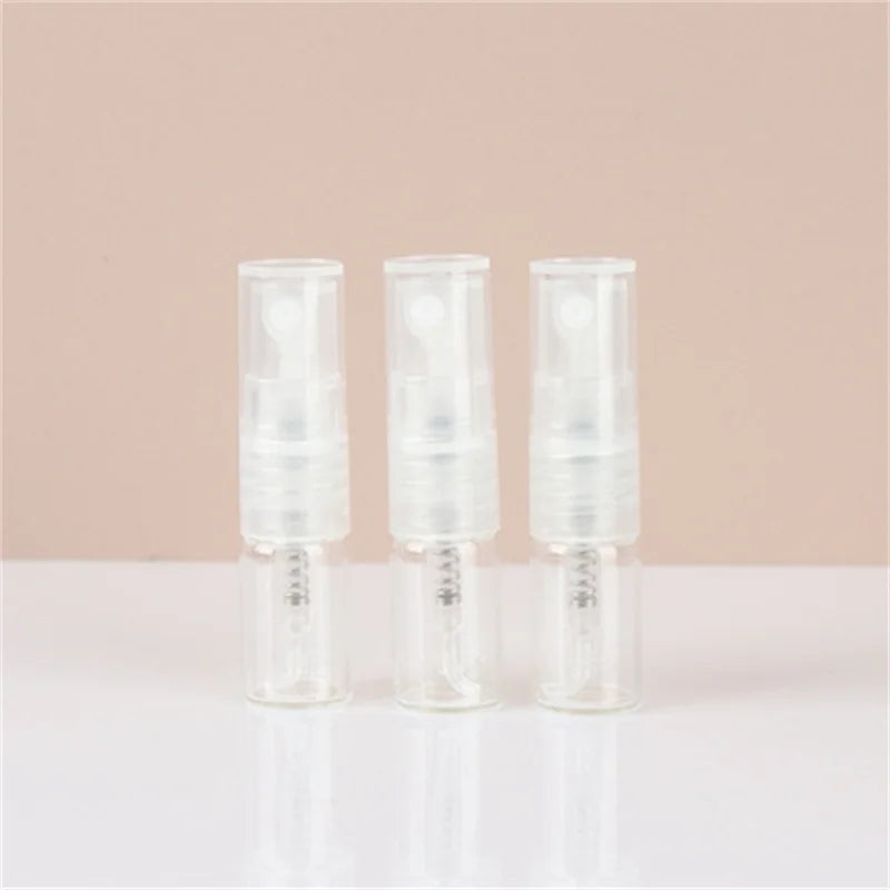 20/50/100/200pcs Refillable Glass Spray Bottles - Fine Mist Perfume Dispenser