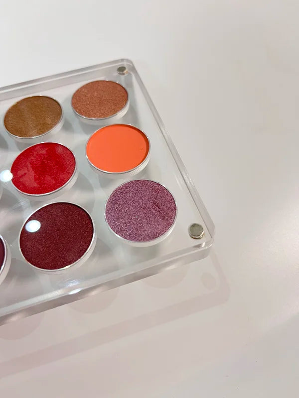 Empty Magnetic Eyeshadow Palette DIY Acrylic Makeup Organizer - 26mm Holes