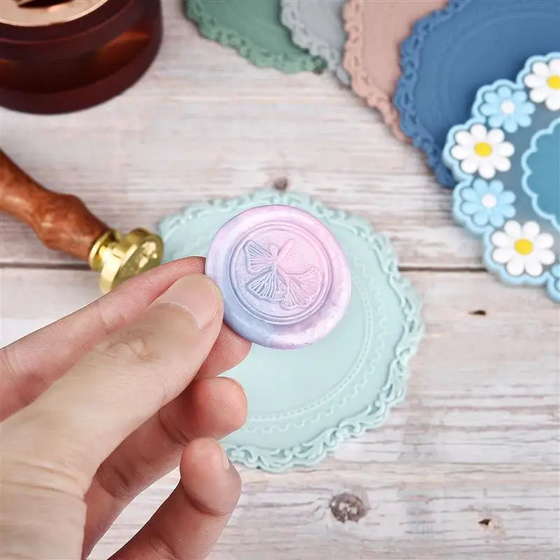 Silicone Wax Seal Stamp Board Kit for DIY Wedding & Party Sealing