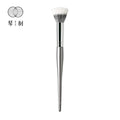Professional Handmade Makeup Brush - Blush & Highlighter Flat Top with Saikoho Goat Hair & Synthetic Fiber