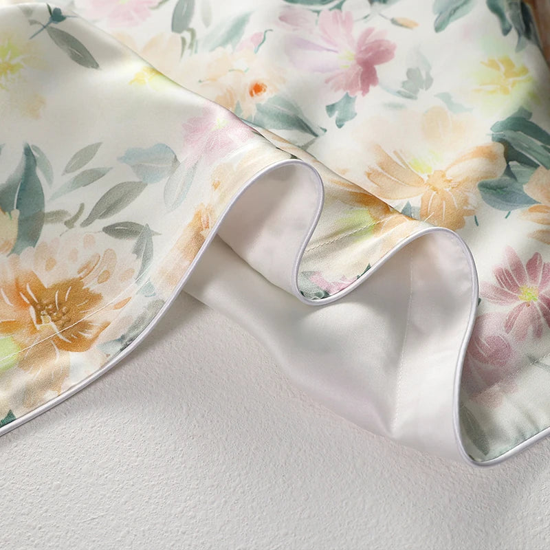 Silk Pillowcase for Hair and Skin - 100% Mulberry Silk, Hypoallergenic & Soft