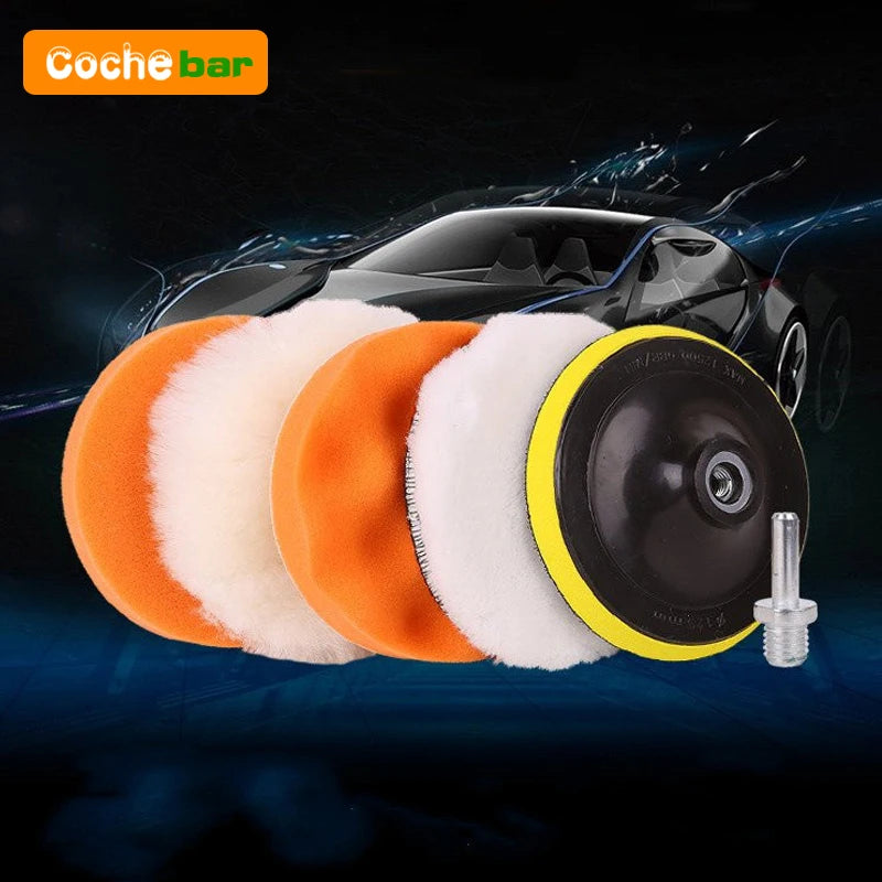 Car Polishing Pad Wool Sanding Disc for Waxing & Scratch Removal, Multiple Sizes