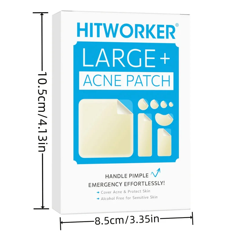 Hydrogel Acne Patches - 400 Sheets Facial Blemish Spot Treatment for Light Skin