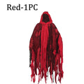 Halloween Ghost Cloak Costume Tattered Hooded Capes for Horror Parties