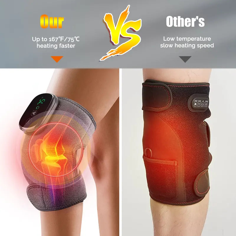 Electric Heating Knee Massager with Vibration Pad
