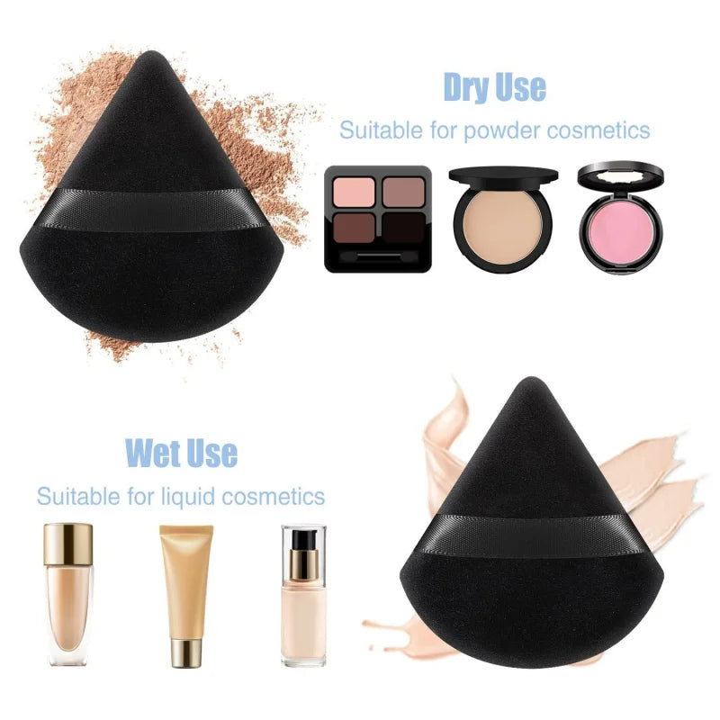 Mini Velvet Powder Puff Set - 10-30 Makeup Foundation & Concealer Applicators